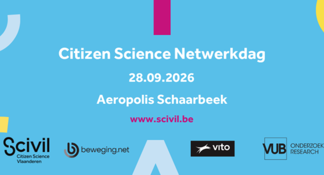 Citizen Science Netwerkdag 2026 banner NL