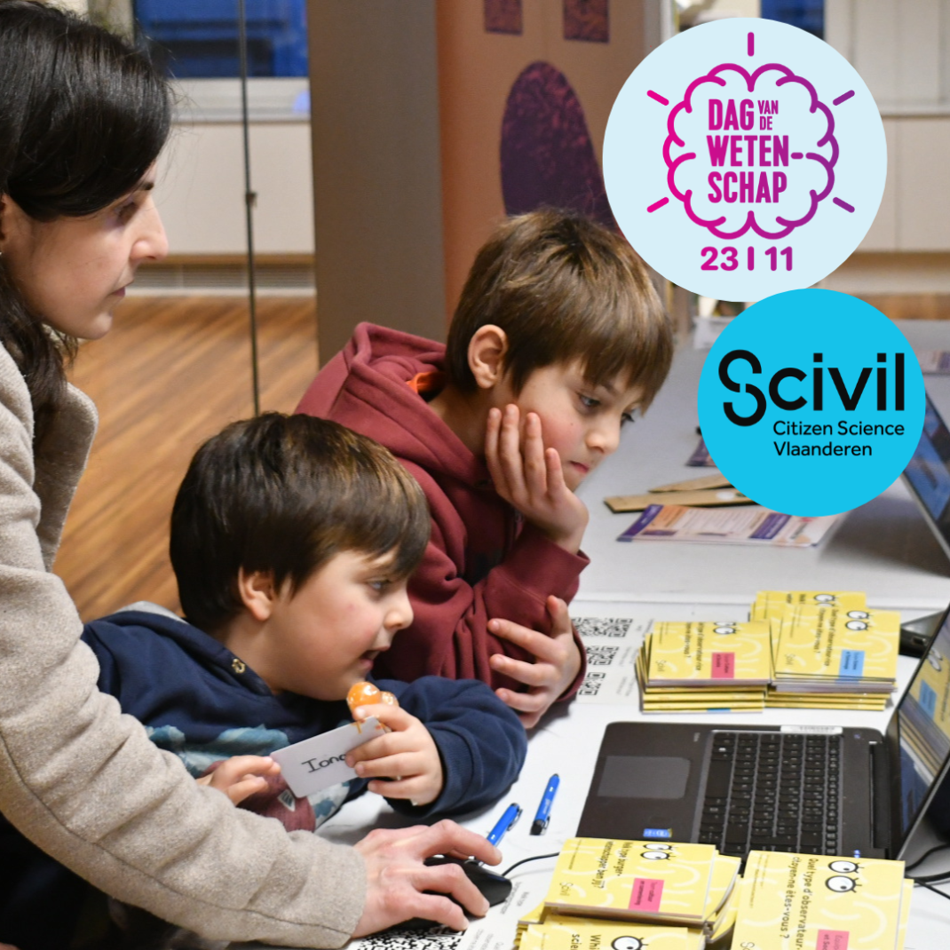 Op Dag van de Wetenschap konden kinderen het citizen-sciencetestje doen.