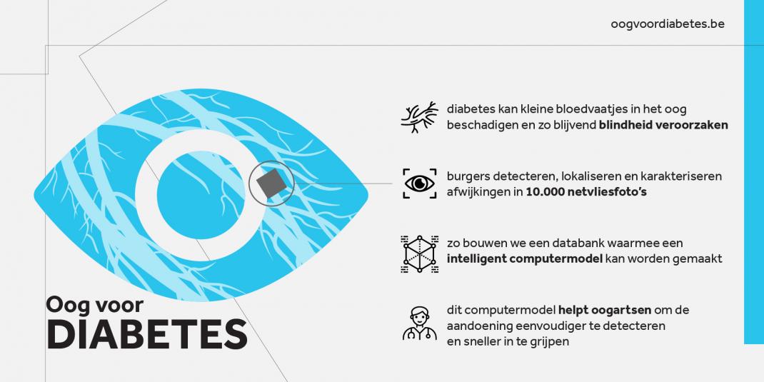 Oog voor Diabetes (Eye for Diabetes) infographic