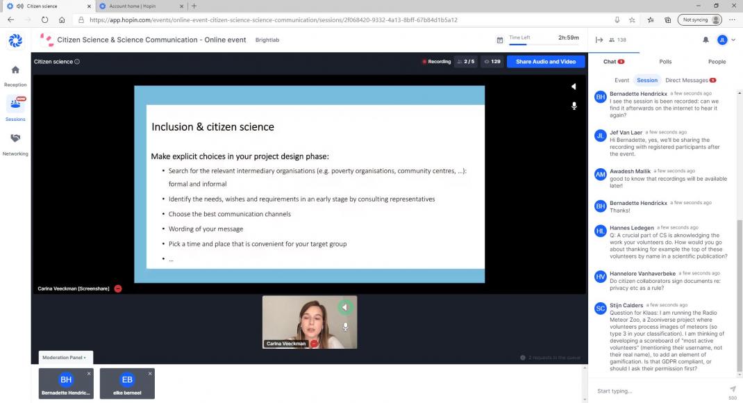 Citizen Science & Science Communication - Carina Veeckman