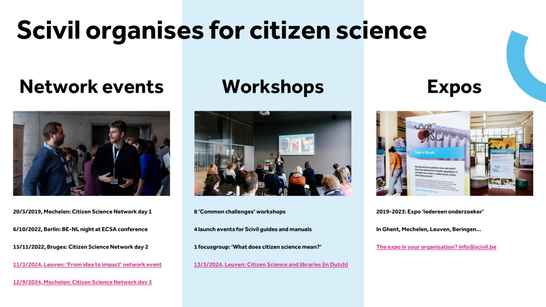 Scivil organises for citizen science