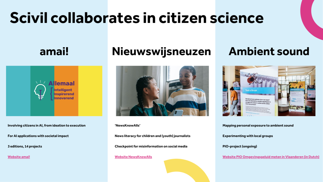 Scivil collaborates in citizen science